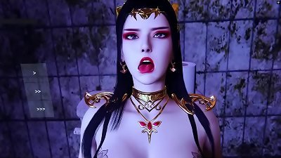 goddess in Fantasy: Animated curves spunks - 3-dimensional cartoon anime