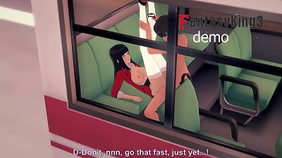Hinata on the bus with school uniform | Naruto | Promo (full flick on RED)