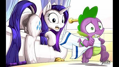 MLP pornography Rarity pony &lpar; My tiny pony Clop Ponies anime porn sadomasochism fuck-fest toon Compilation &rpar;