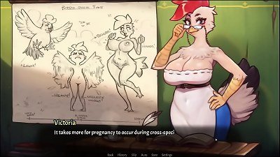 My Pig goddess [ anime Game PornPlay ] Ep.15 the library chick is making anatomy classes with her own bare bod
