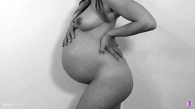 The pregnant porno starlet wifey