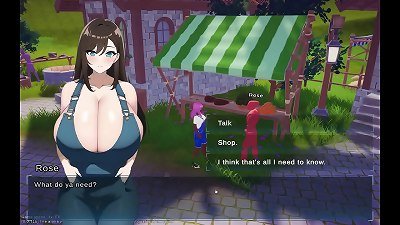 Mating Season [ anime porn Game PornPlay ] Ep.2 futanari tearing up the neko preggo monster girl